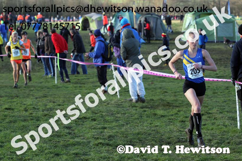 Senior womens Northern Cross Country  Championships, Pontefract. Photo: David T. Hewitson/Sports for All Pics